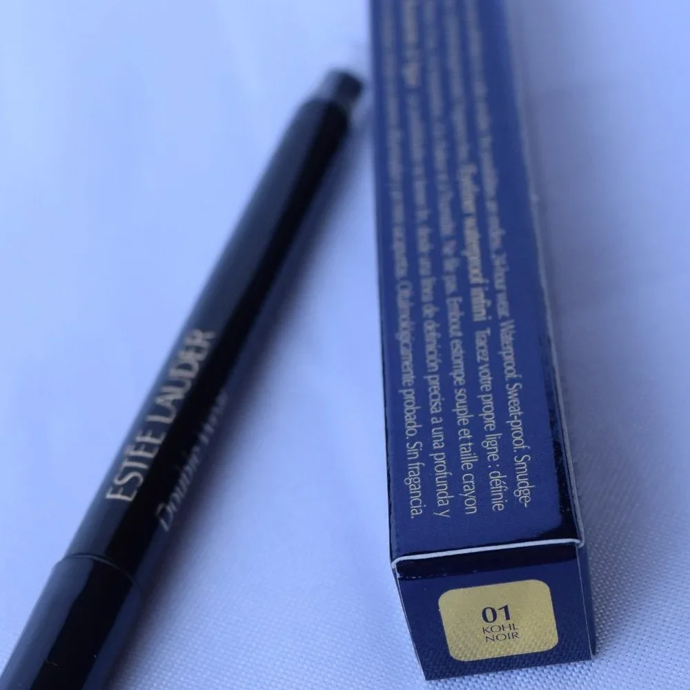 Estee Lauder Beauty-Double Wear Waterproof Eyeliner Kohl Noir-Full1.2g-BOXED-NEW